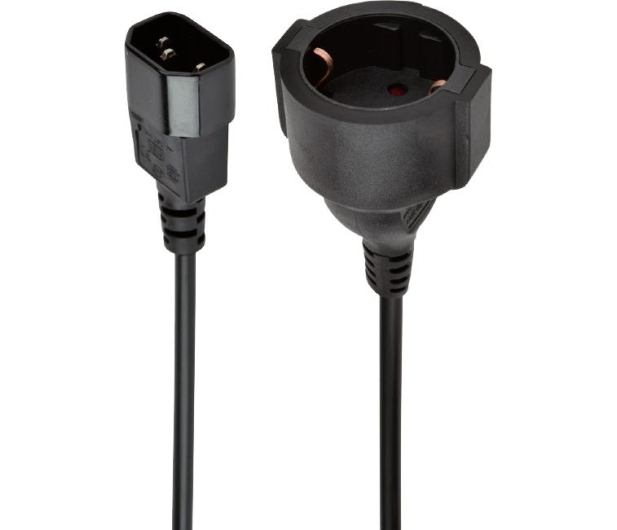 Gembird Kabel SCHUKO - C14 15cm - 263244 - zdjęcie 2